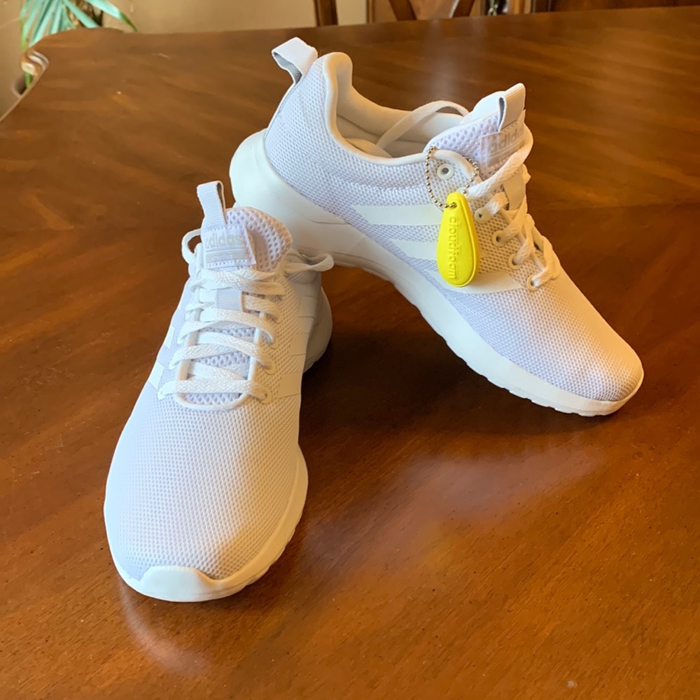 Womens adidas Lite Raver ortholite float cloud form tennis shoes